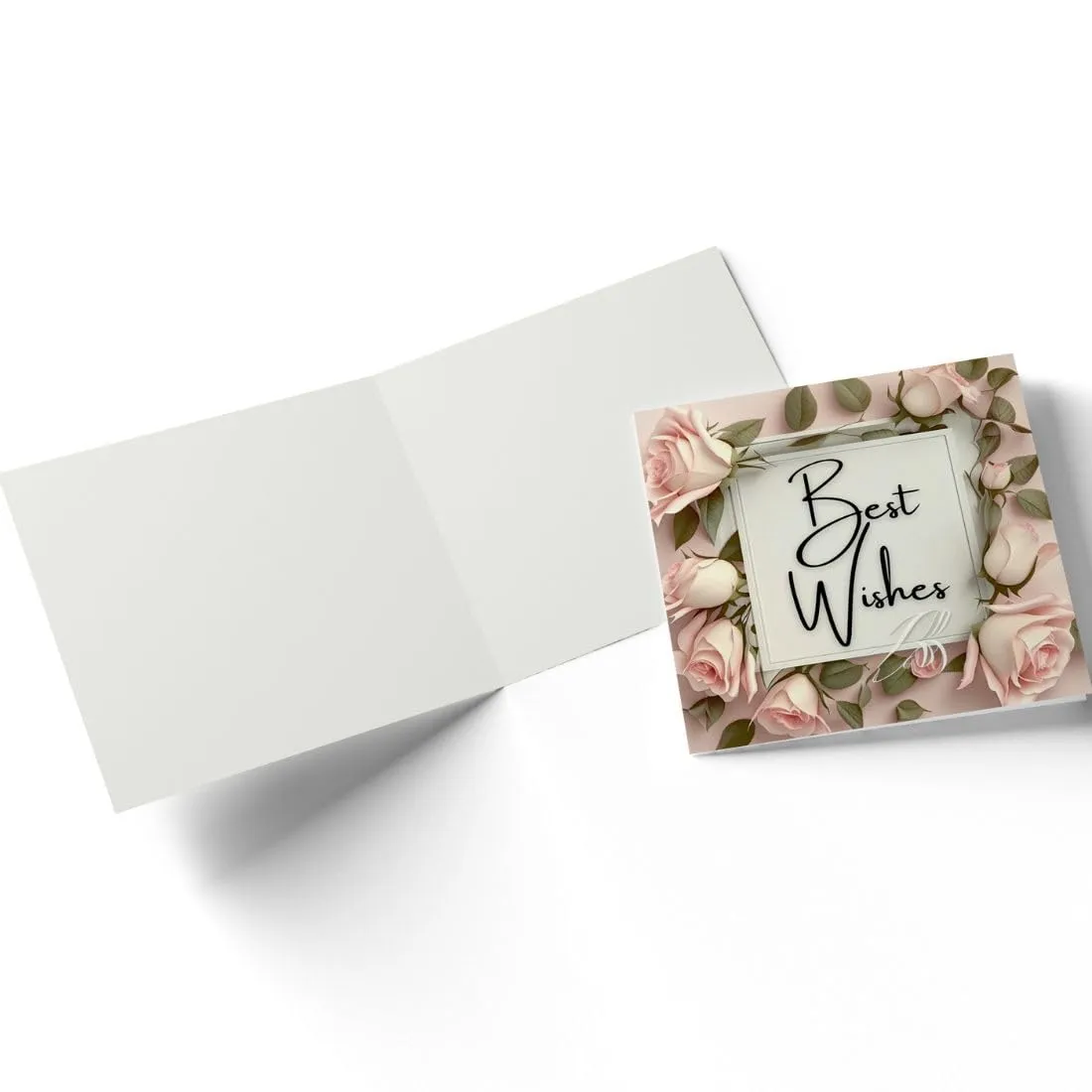 AanyaCentric Pack of 48, 2.9x2.8inches Best Wish Folded Card Tags - A Joyful Bundle - Wishes Collection For Every Occasion Gifts Blank Inside without Envelope