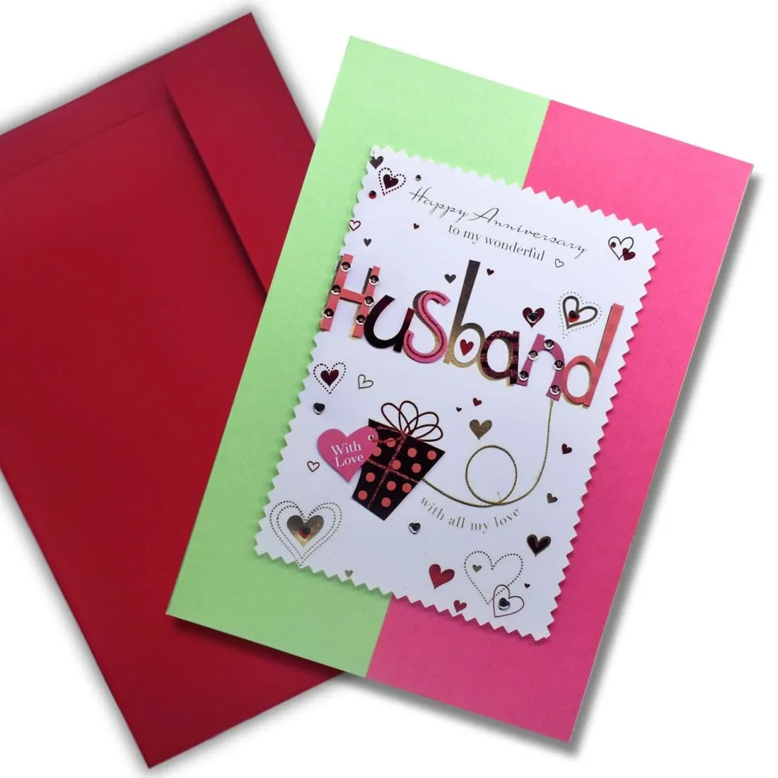 AanyaCentric Anniversary Card For Husband Greeting Gift Handmade Gifts Personalized Best Men Special Unique Cards