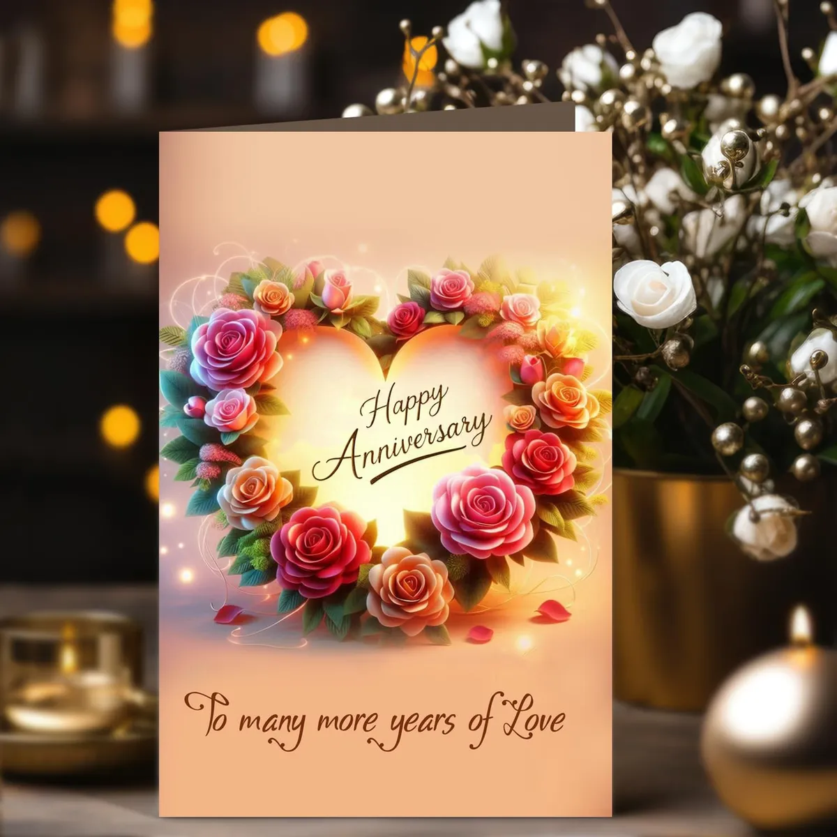 Happy Anniversary Greeting Card For Bhaiya Bhabhi, Wife, Husband, Love, Couple Special, Girl Friend, Boy Friend | Anniversary Card