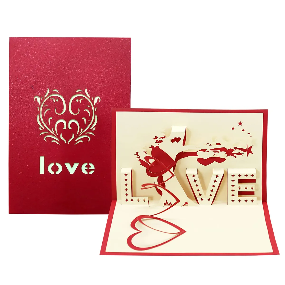 Party Propz Love Greeting Card For Birthday - Pop Up 3D Birthday Cards - Happy Birthday Card For Girls,Best Friend, Daughter, Boyfriend, Husband, Wife, Boys - Anniversary, Love Card