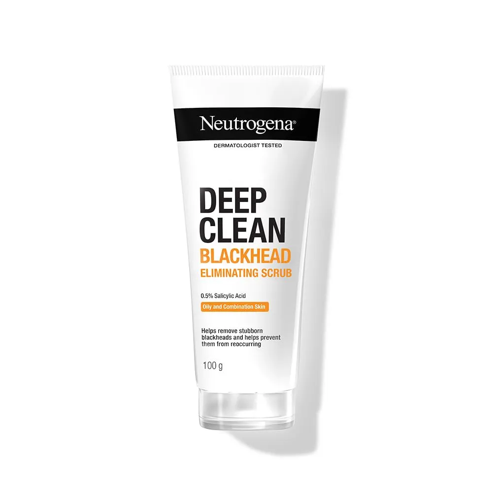 Neutrogena Deep Clean Scrub Blackhead Eliminating Daily Scrub For Face, 100g