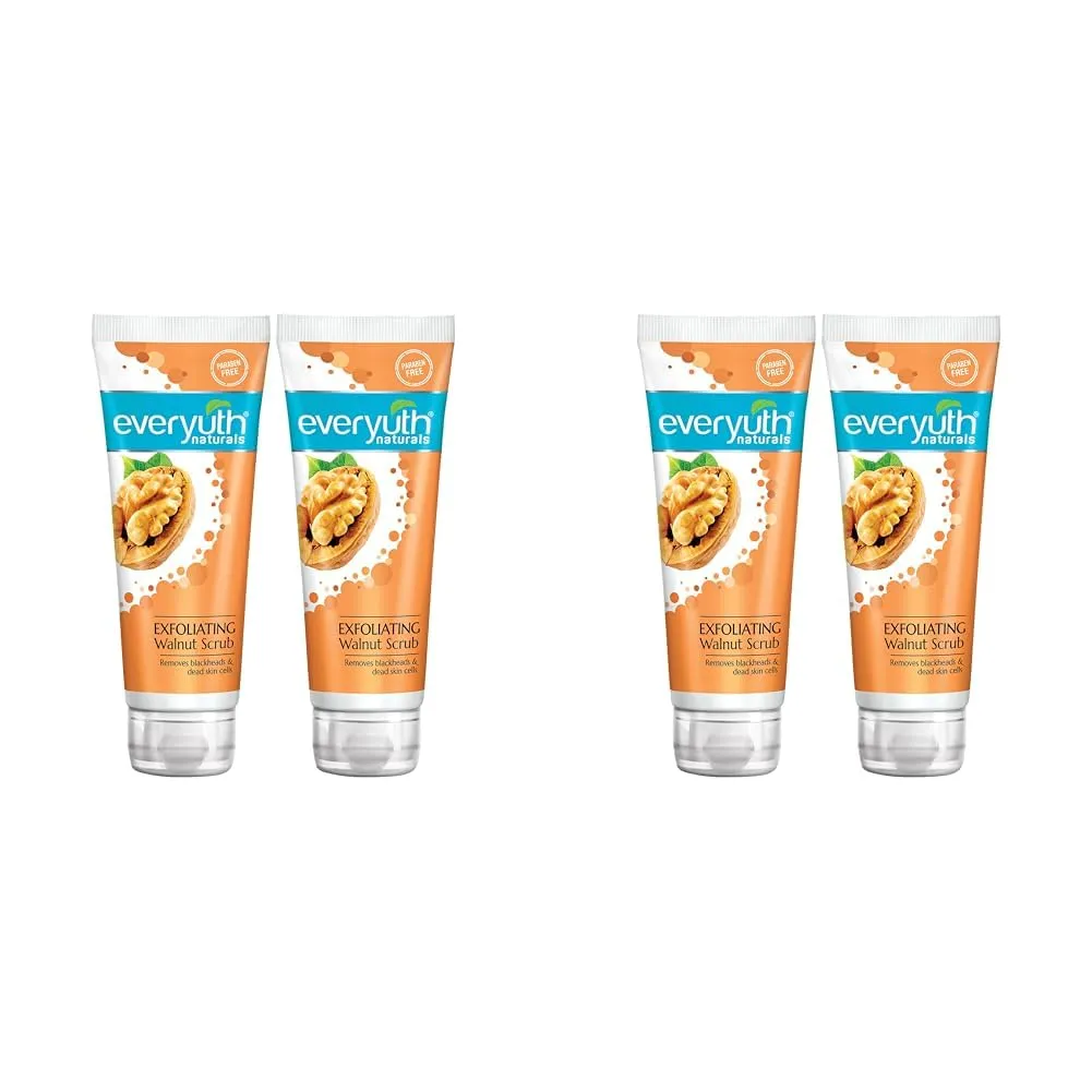 Everyuth Walnut Scrub 100gm (Pack of 4)