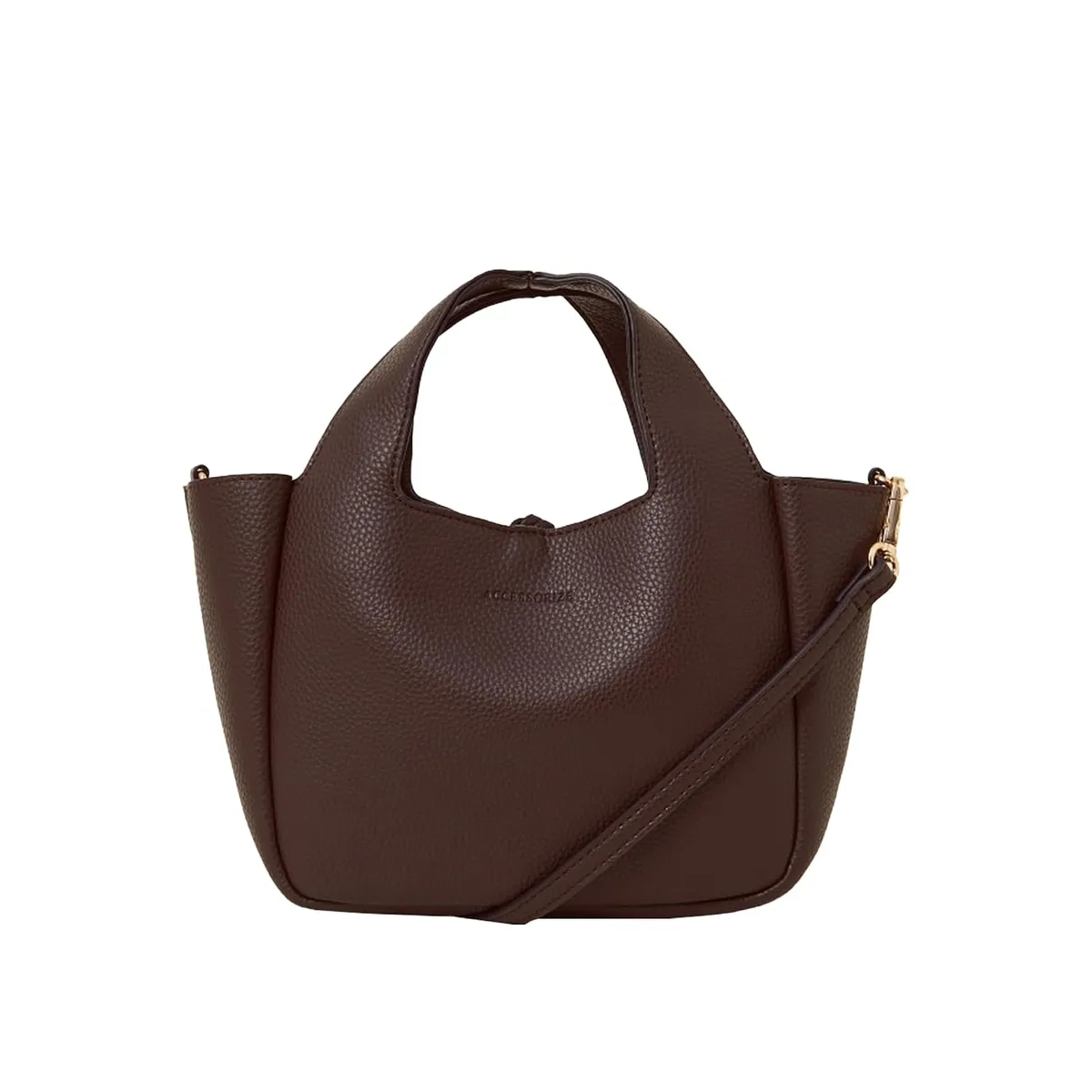 Accessorize London Women's Brown Molly Handheld Sling Bag I Womens Bag