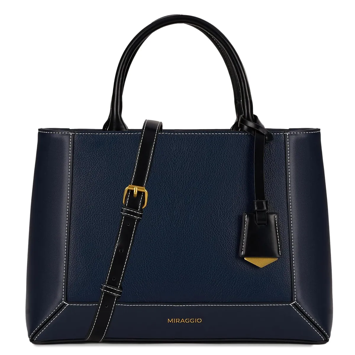 Miraggio Joanie Top Handle Satchel Bag | Women Satchel Bag With Detachable & Adjustable Shoulder Sling Strap | Top Handle Bag For Women