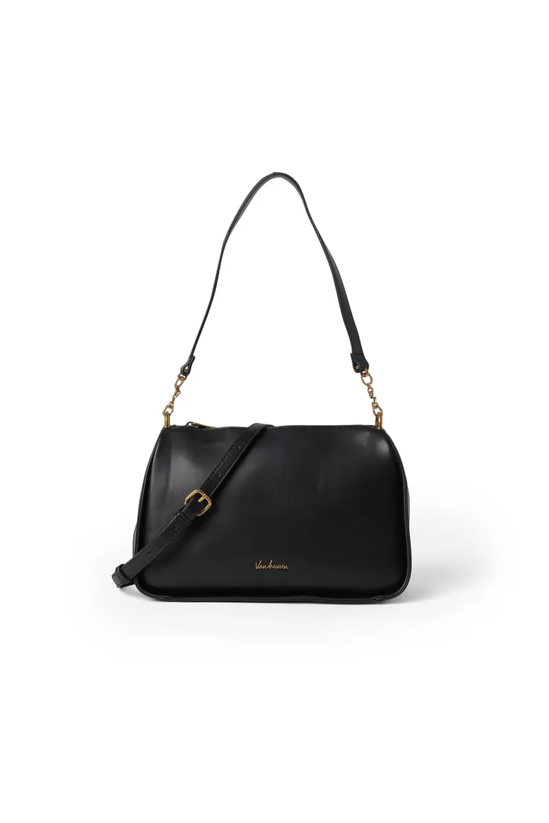 Women Black Solid Casual Sling Bag