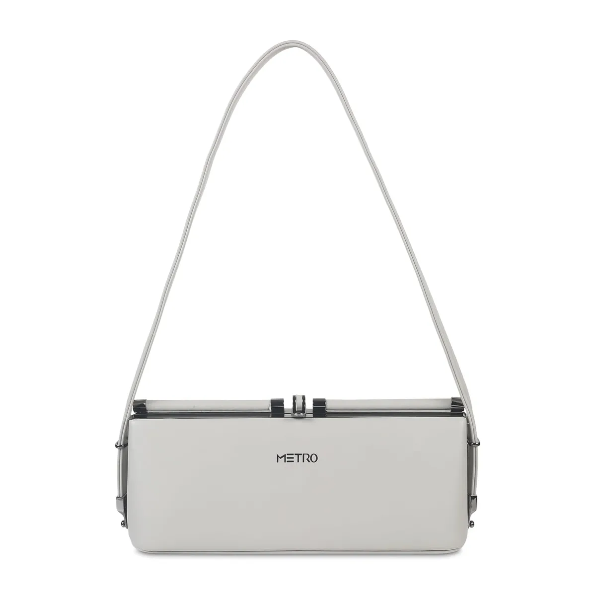 Mochi Women's Black Faux Leather Shoulder Bag(66-705)