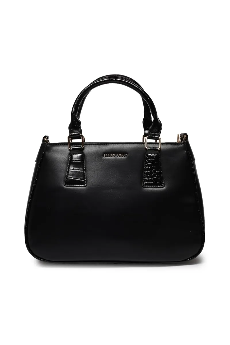 Allen Solly Women’s Large Tote Shoulder Bag | PU Leather | Sleek Minimal Design | Adjustable Strap | Travel & Commute