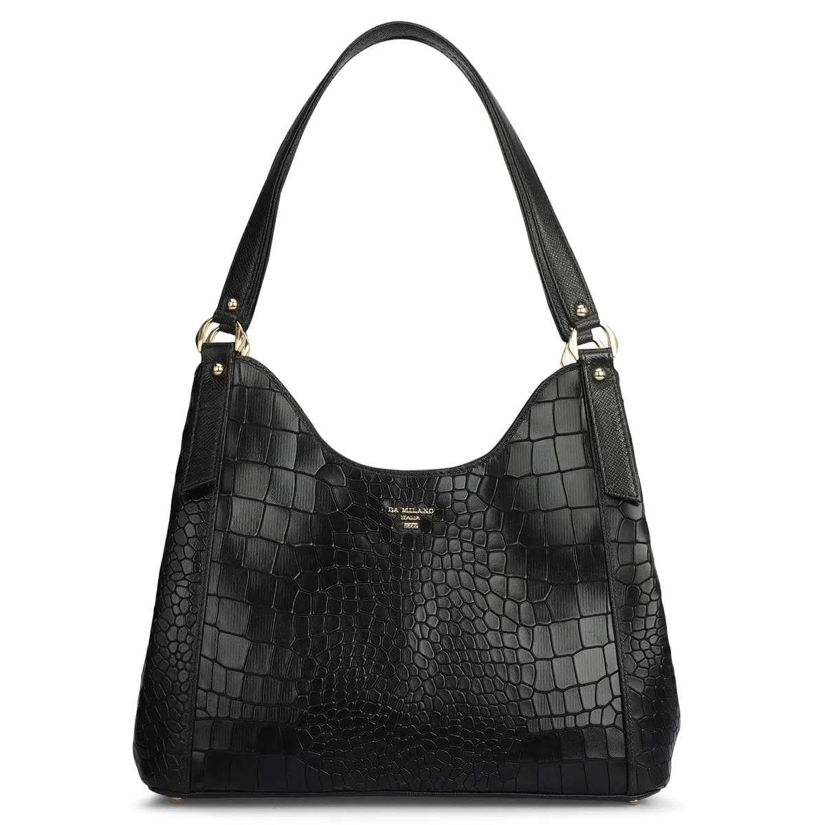 Da Milano Leather Shoulder Bag for Women (01208M-OL)