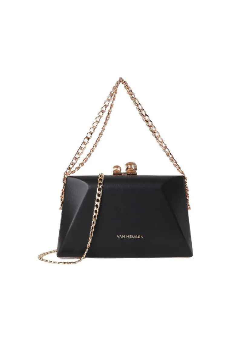 Women Black Solid Casual Sling Bag