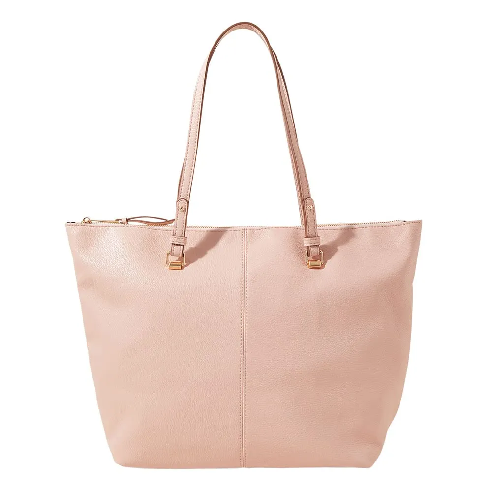Accessorize London Women's Faux Leather Classic Shoulder Bag