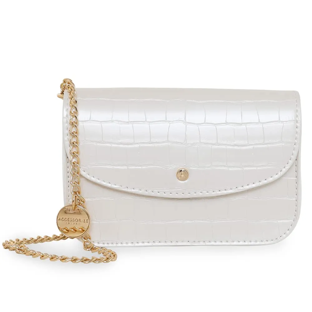 Accessorize London Women's Faux Leather Mini Purse Sling Bag