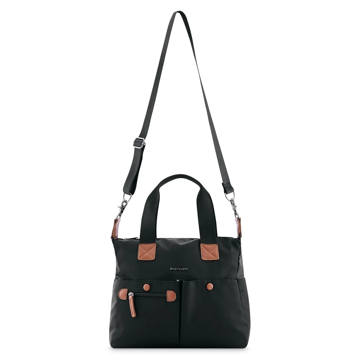 Fastrack Casual Satchel for Girls, Ladies and Women, Black