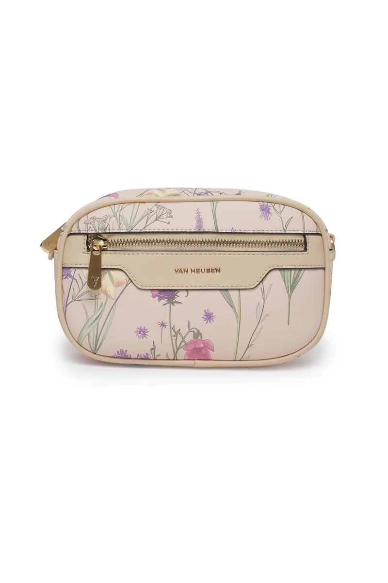 Van Heusen Womens Floral beige Sling Bag