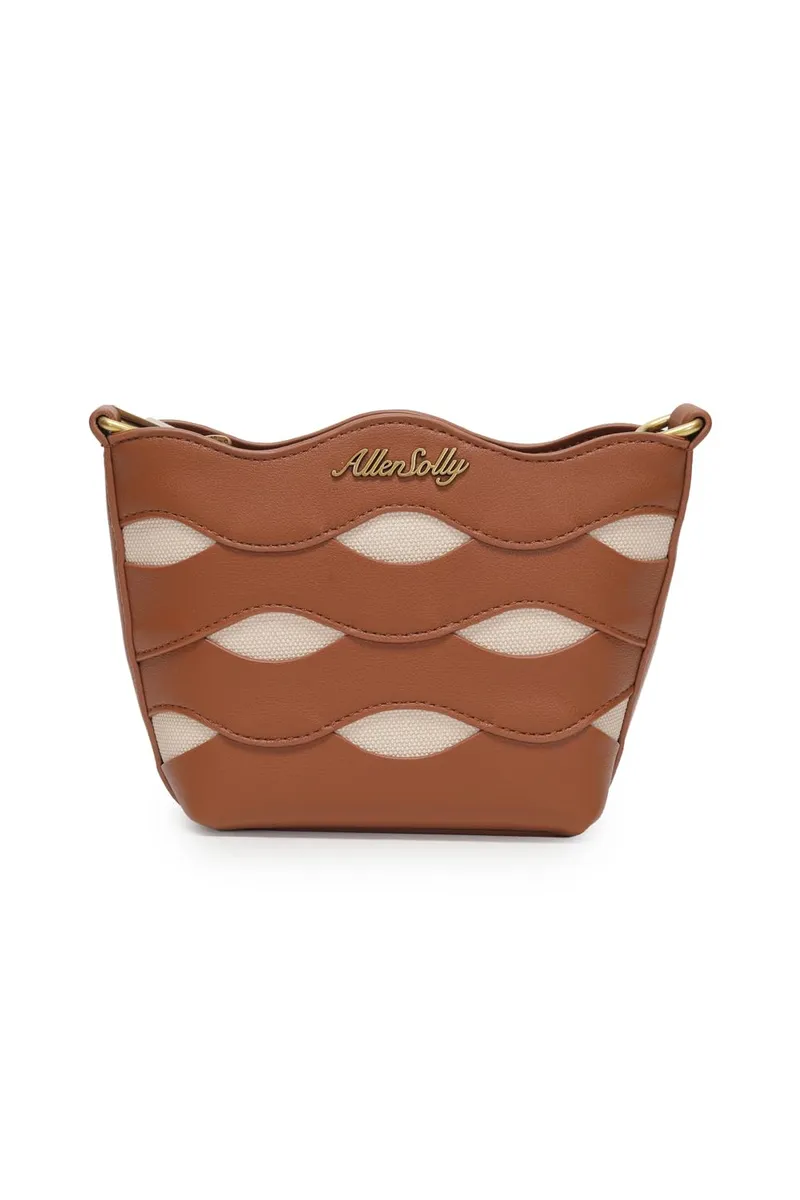 Women Brown Casual Sling Bag