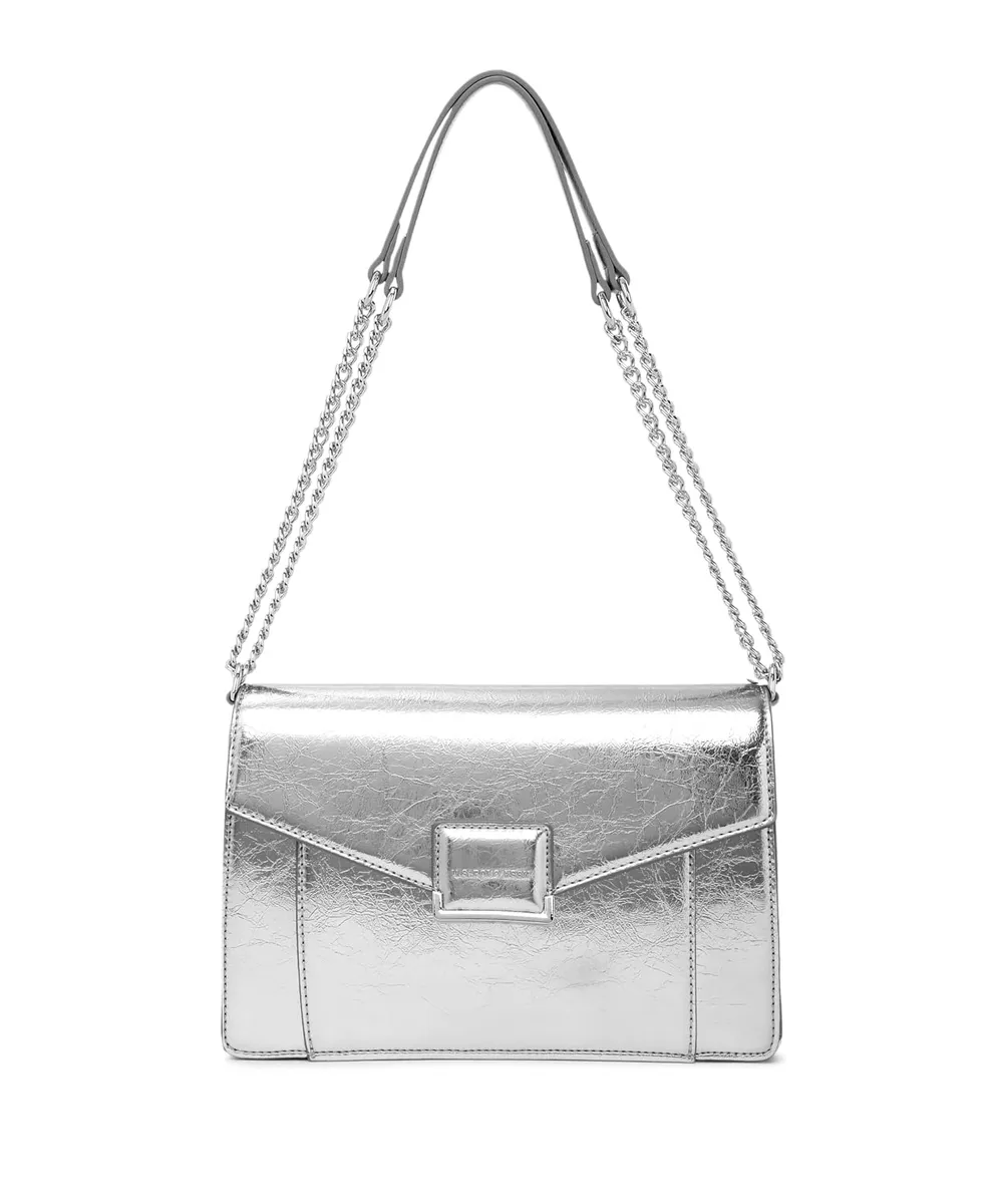 U.S.Polo Assn. Women Bliss Gold Sling Handbag with Convertible Strap
