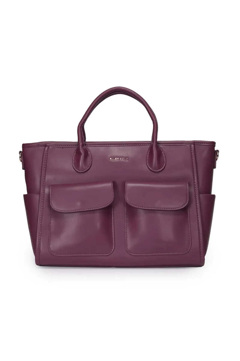 Women Purple Casual Handbag