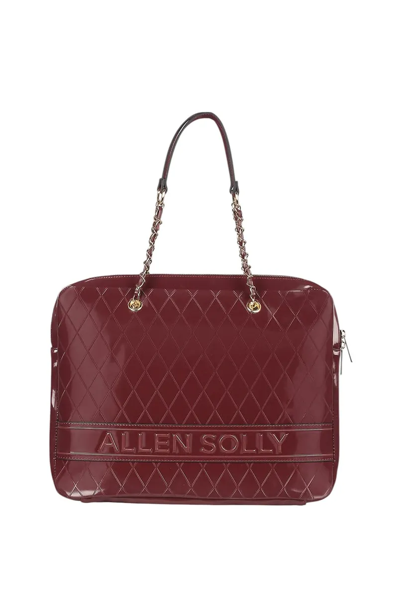 Women Maroon Formal Handbag