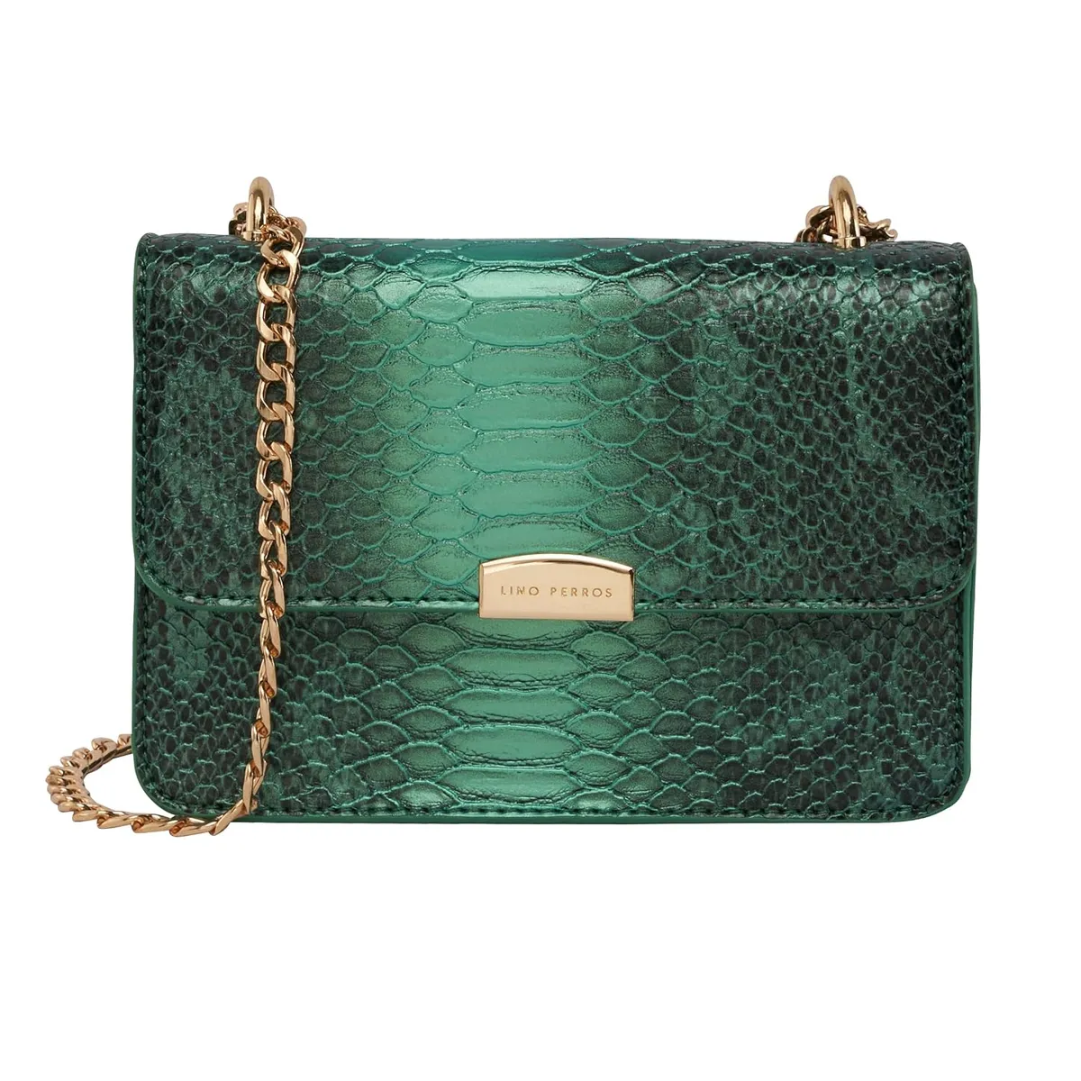 Lino Perros Women's Snake Textured Sling Bag