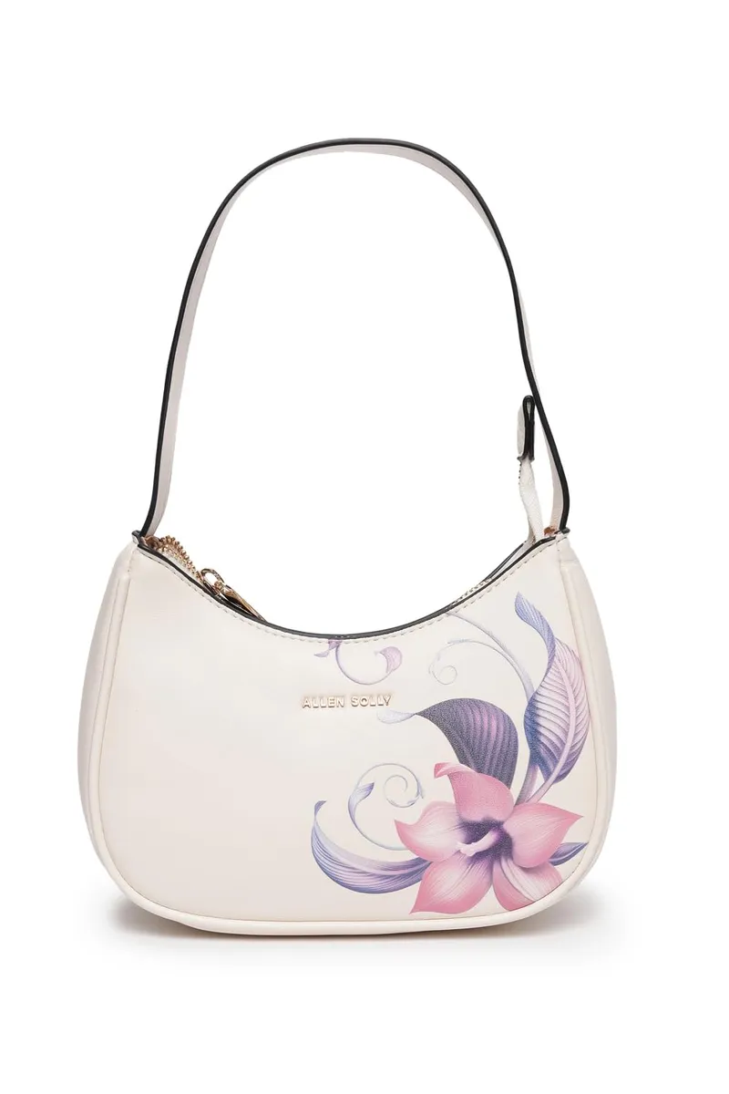Women White Casual Sling Bag