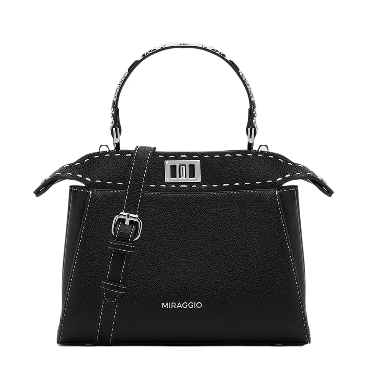 Miraggio Nelly Top Handle Satchel Bag | Women Handbag | Handbags For Women Office Travel