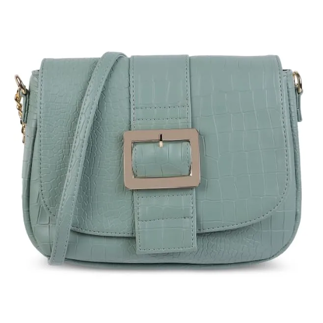 Metro Women Casual Metal Detail Stylish Sling Bag