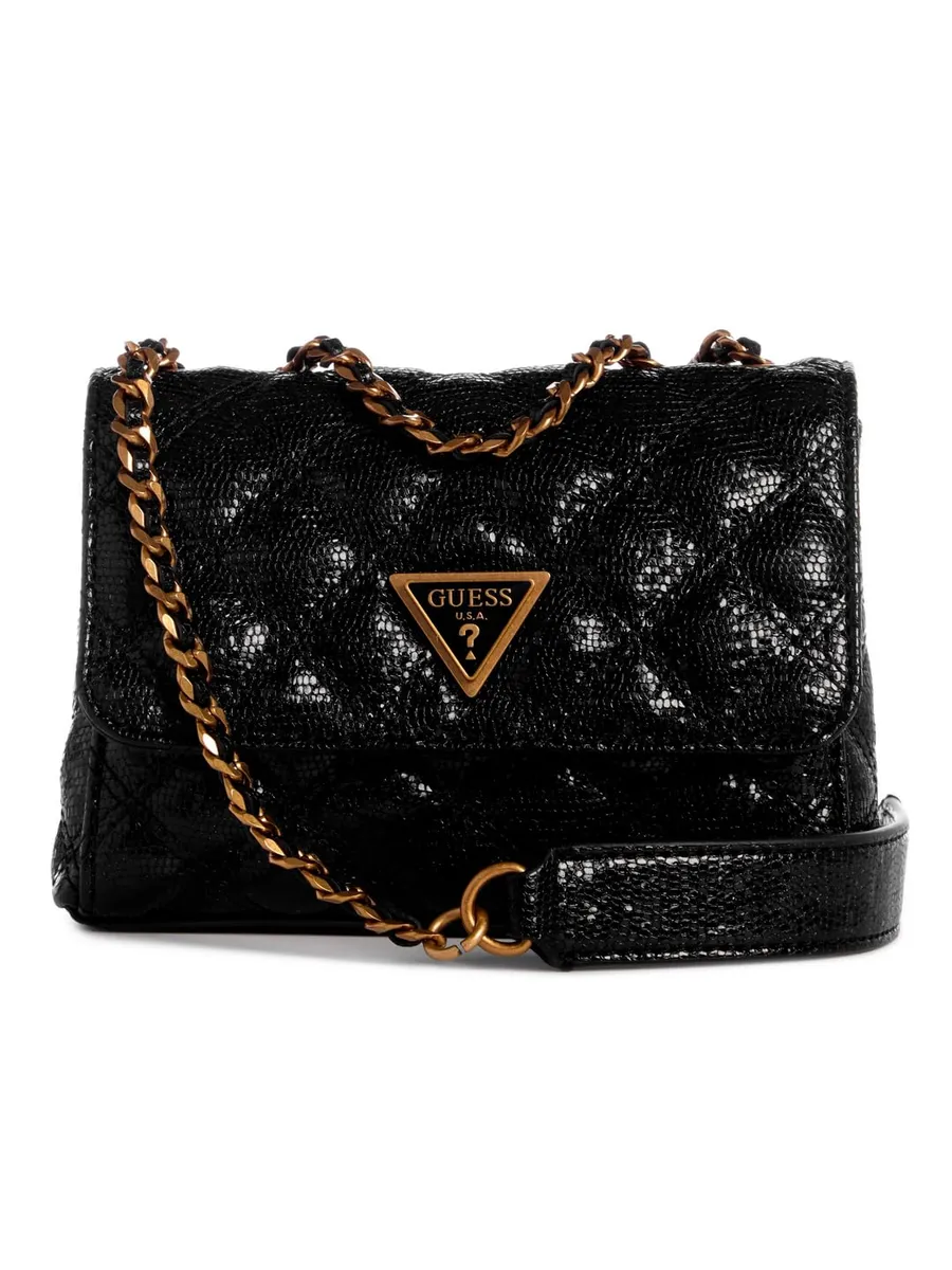 GUESS Guess Women Black Self-Design Sling Bag