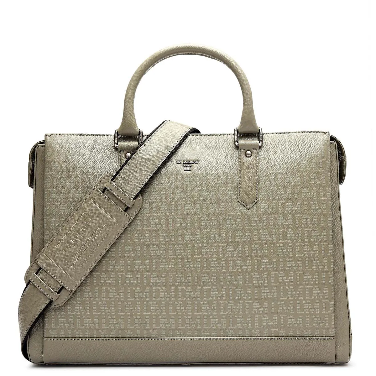 Da Milano Leather Laptop Bag for Men & for Women - Fits Upto 15"
