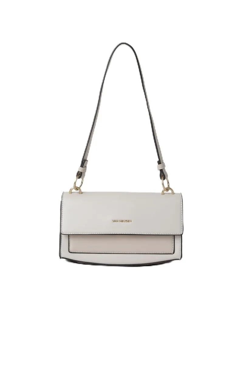 Women White Solid Casual Sling Bag