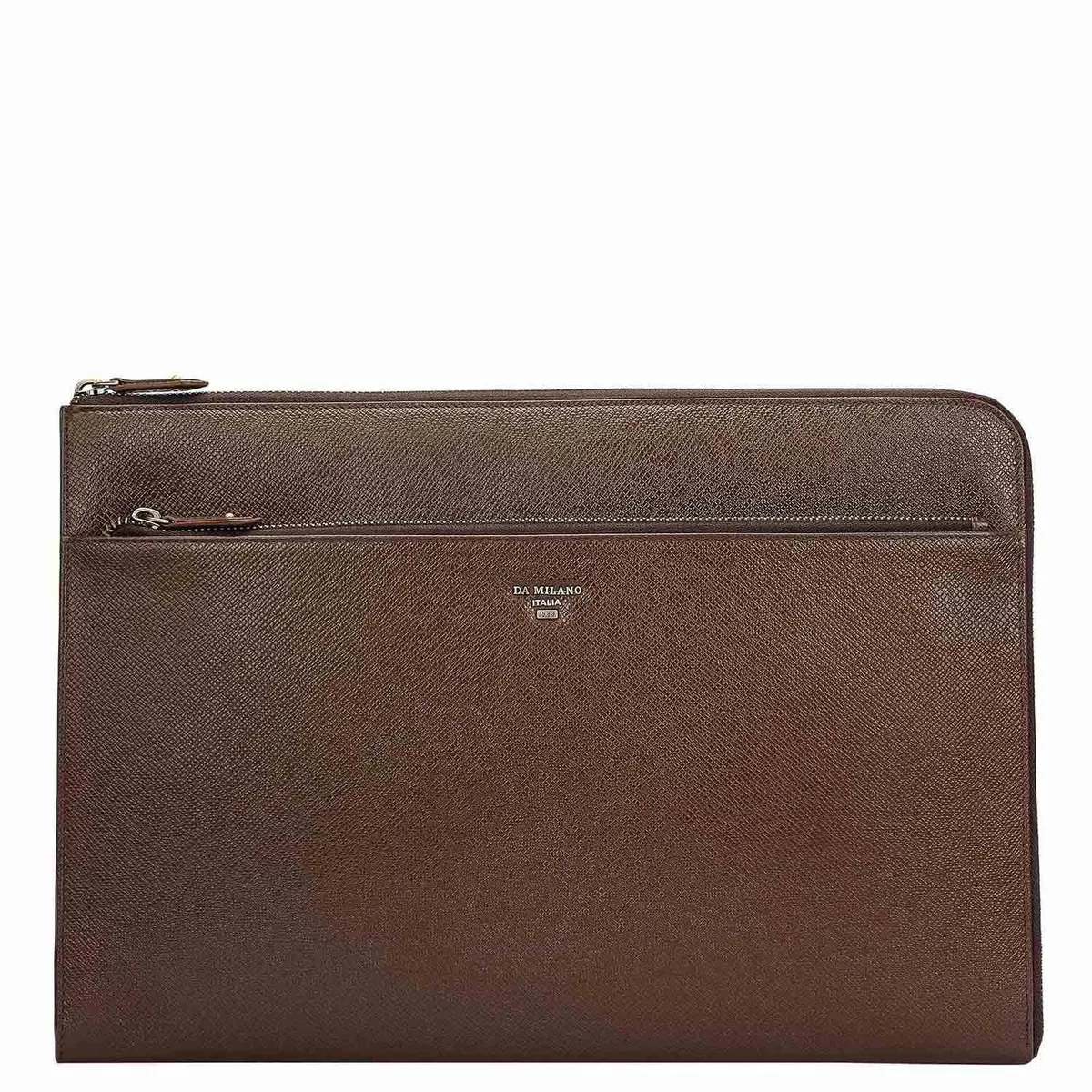 Da Milano LeatherLaptop Bag for Men & Women | Laptop Messenger Bag | Fits Up To 15" Laptop | Ideal for Office Purpose (10087M)