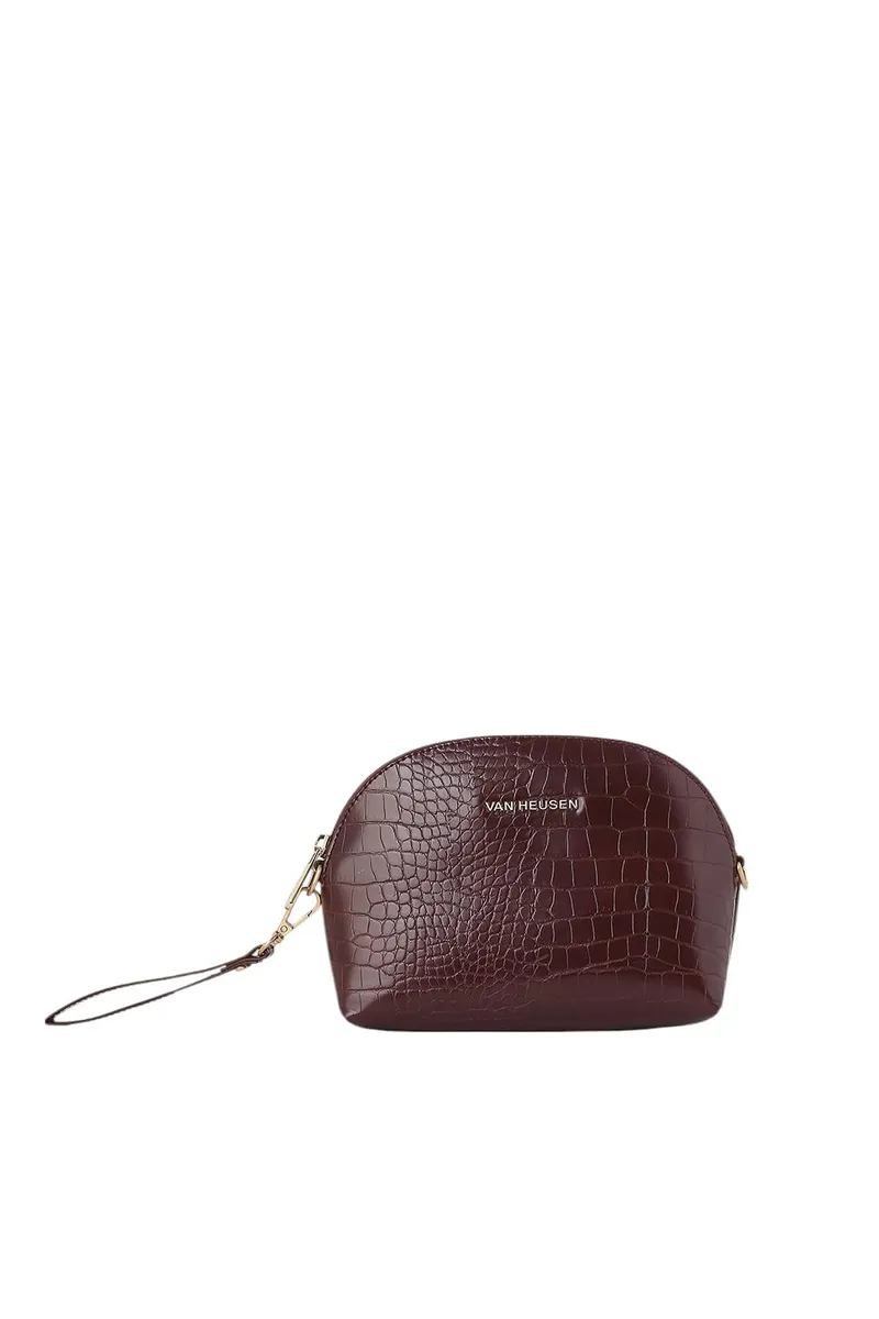 Van Heusen Women's Chic Sling Bag |Textured Sling Bag | Bags for Ladies | Extra Pockets, Extra Space| Everyday Use