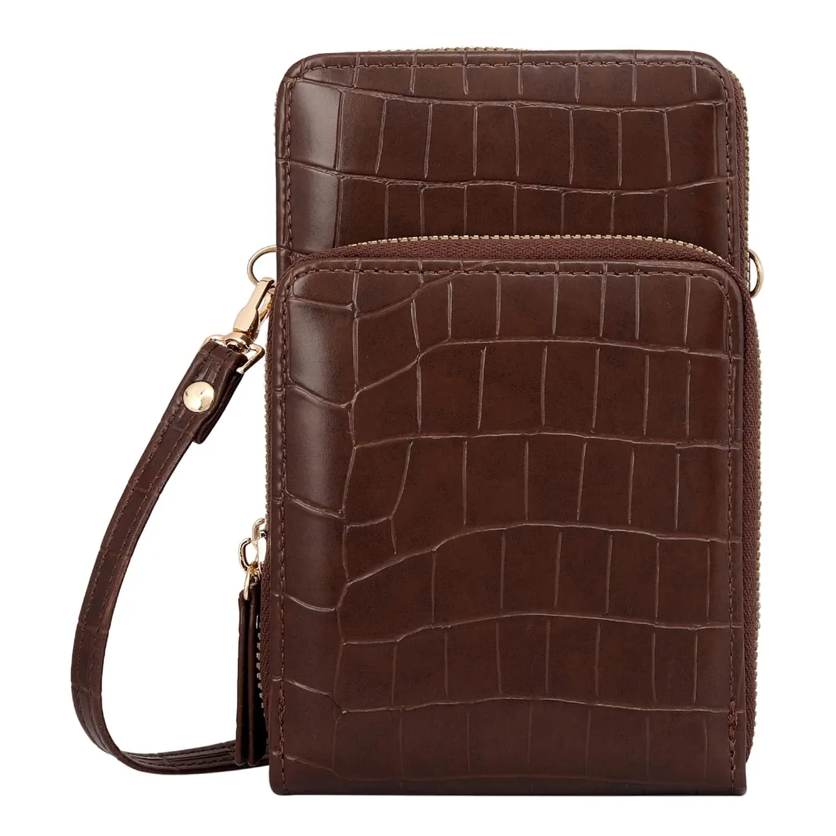 Lino Perros Lino Perros women blue croc sling bag