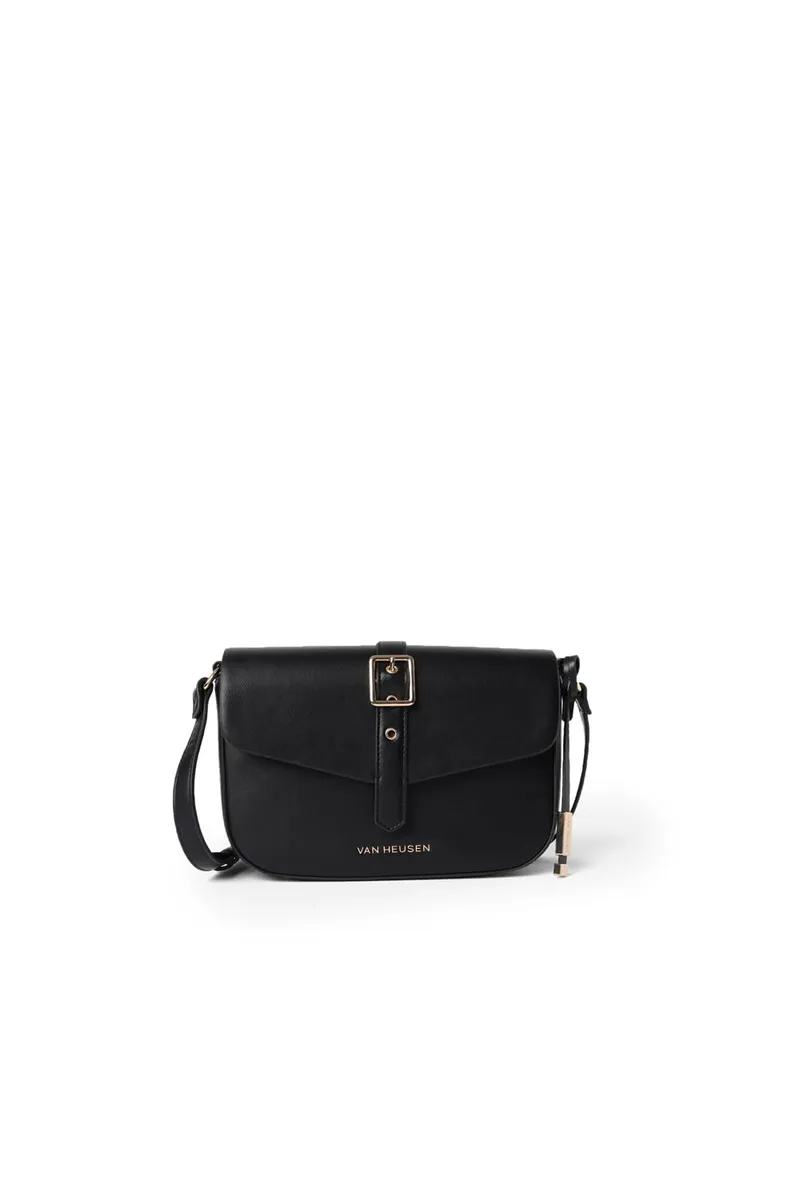 Women Black Solid Casual Sling Bag