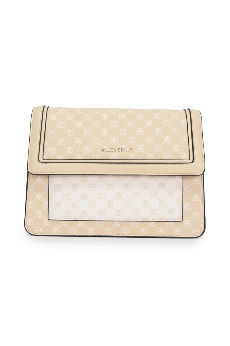 Women Beige Casual Sling Bag