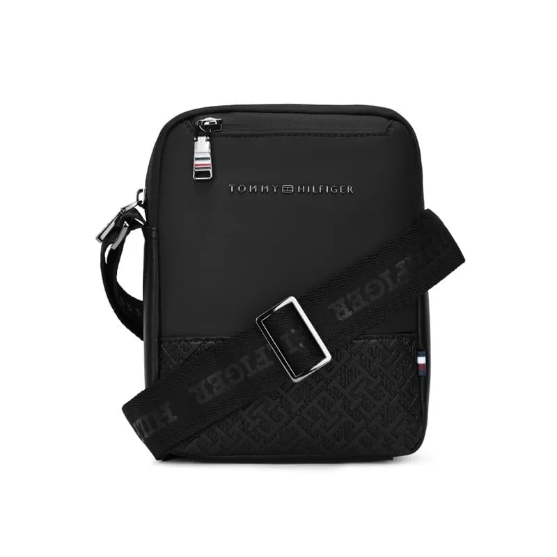 Tommy Hilfiger Unisex Crossbody Bag NEXO | Structured Sling with Mobile Pouch | Compact Travel & Daily Shoulder Bag | Stylish and Trendy crossbody Bag