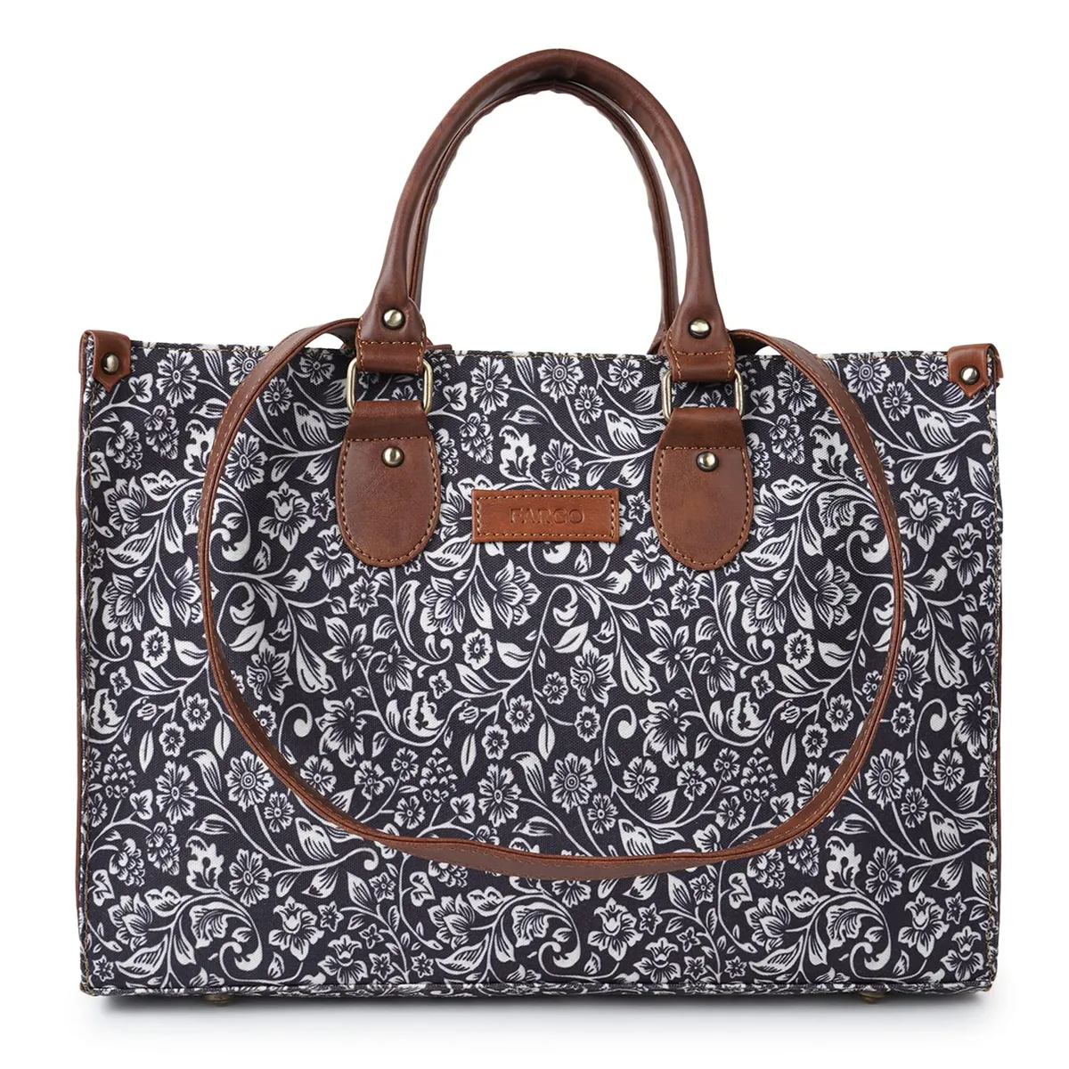 Fargo Canvas Laptop Handbag for Women - Stylish & Durable Tote Bag, Fits 15-Inch Laptops