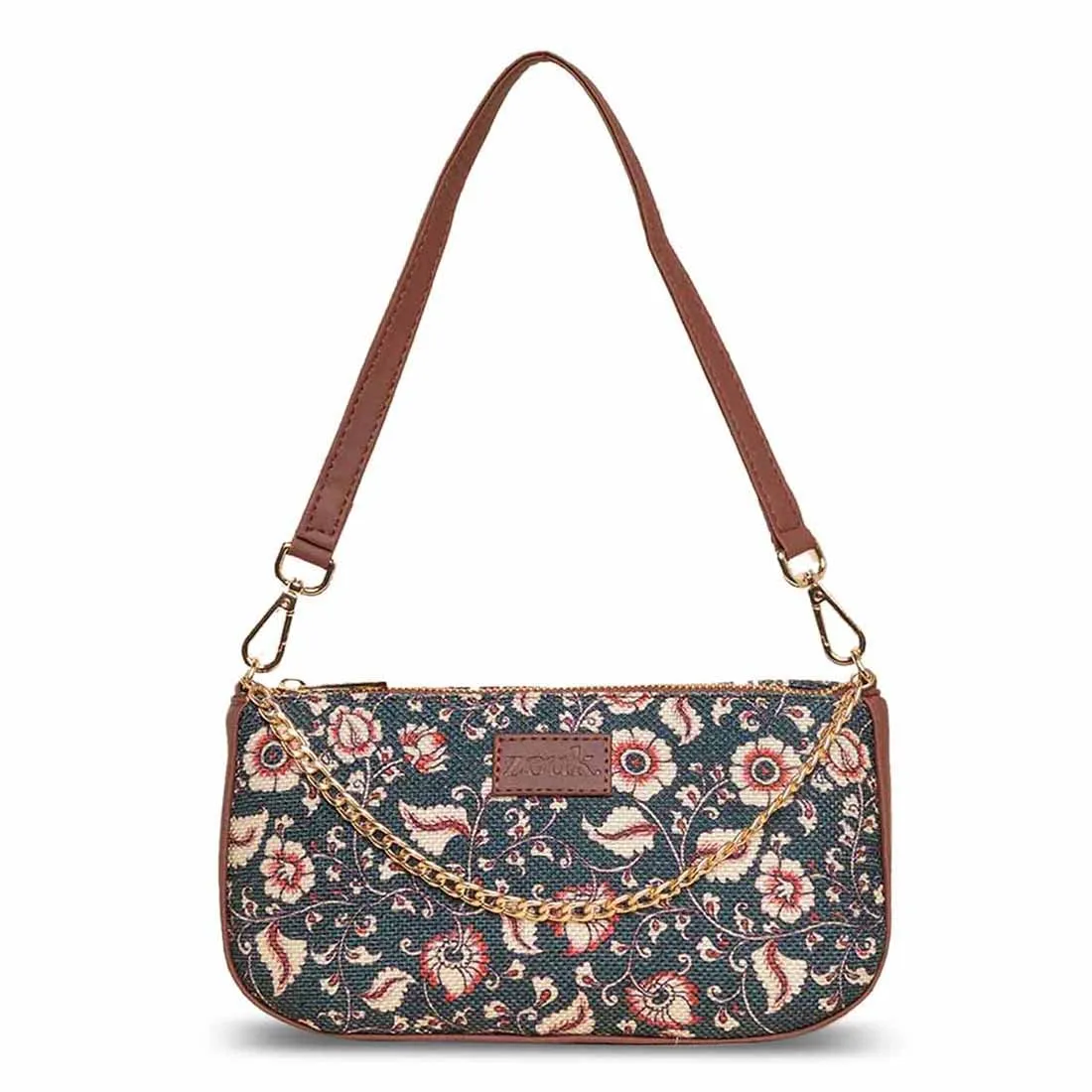 ZOUK Baguette Bag | Crossbody Bags for Women | Women's Handbags | Stylish Sling Bag for Woman | Vegan Leather Evening Bag |Purse and Wallet