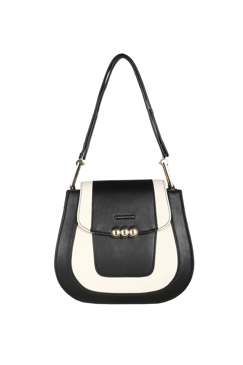 Van Heusen Women Black Print Casual Sling Bag