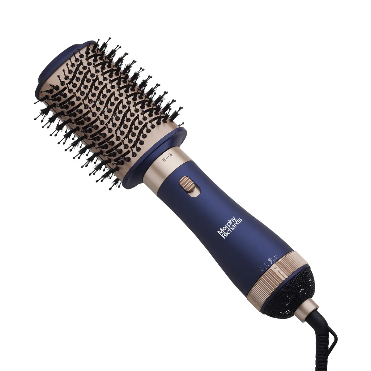 Morphy Richards Stylist Care |360 Degree Air Flow Vents|2 Heat/Speed Settings With Cool Mode|3 In 1 Hair Dryer,Hair Straightener & Volumize Your Hair|Hot Air Hair Brush For Women,1000 Watts,Purple