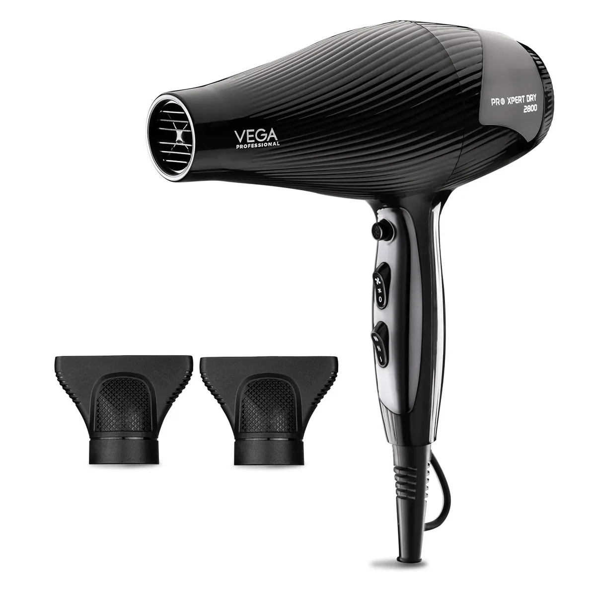 VEGA PROFESSIONAL Pro Xpert Dry 2800W Hair Dryer for Women & Men | Professional Blow Dryer with Combination of 4 Heat & 2 Speed Settings & Cool Shot Button, 16 Amp Plug | Salon Hair Styling (VPPHD-10)