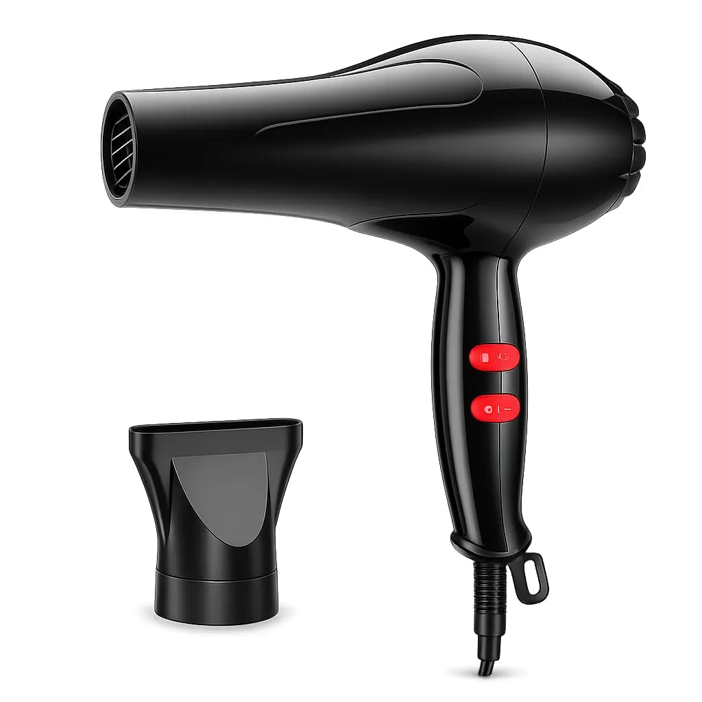 Hair Dryer 1800W Powerful Hot & Cold Air Blower for Women & Men | Lightweight Hair Dryer with Styling Nozzle | Fast Drying Hair Dryer for Home, Salon (A1)
