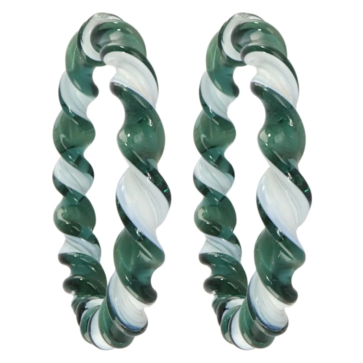 NMII Glass Kada Set For Women & Girls With Diamond Cut Pattern Glossy Finished | Kanch Kada For Gift, Wedding & Parties