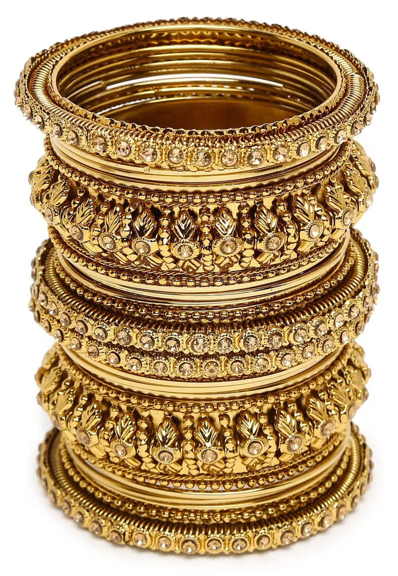 Shining Diva Fashion Latest Antique Set of 26 Stylish Traditional Bangle for Women