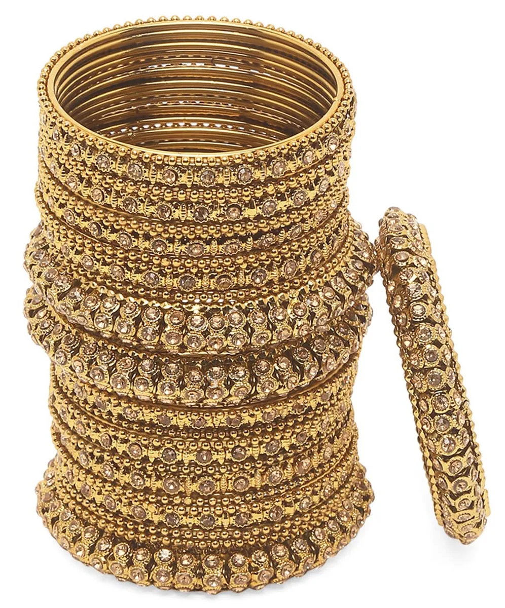 Shining Diva Fashion Latest Set of 28 Stylish Traditional Bangle for Women