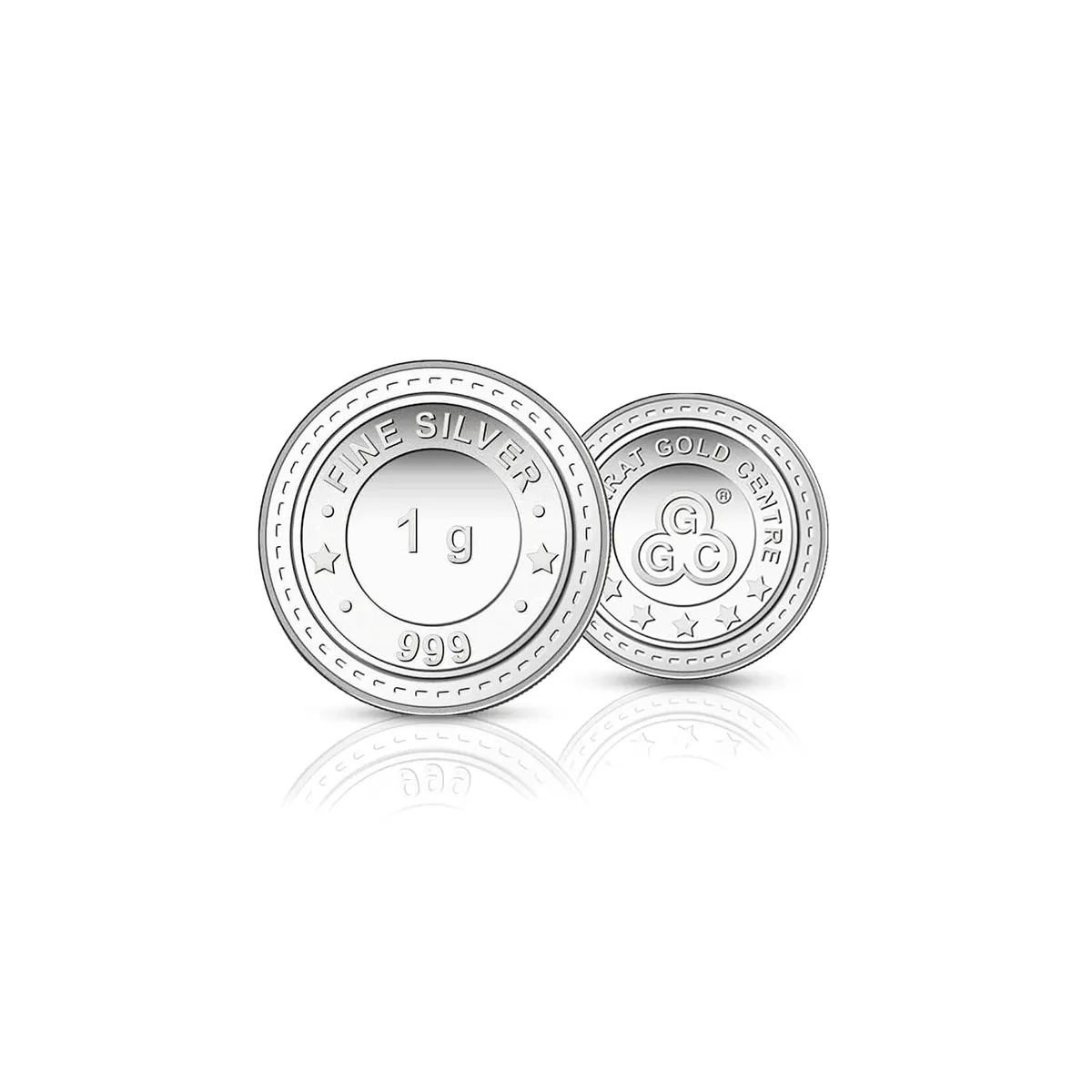 GGC Gujarat Gold Centre 24k (999) Silver 1 Gram Silver Coin