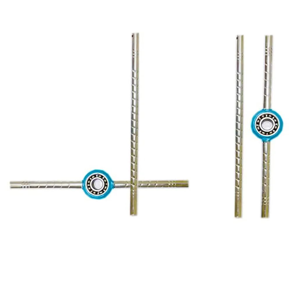 DMS RETAIL Stainless Steel Bearing Dandiya Sticks for Dance Garba Sticks for Navratri Celebration 9 Inches Small Size Set of (1)