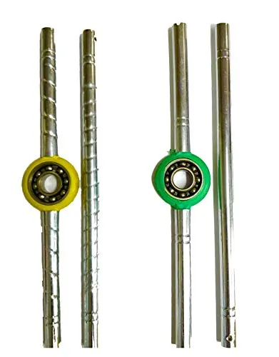 Avanti Creation Stainless Steel Bearing Dandiya Sticks for Dance Garba Sticks for Navratri Celebration 9 Inches Small Size (Pack of 1 Pair)