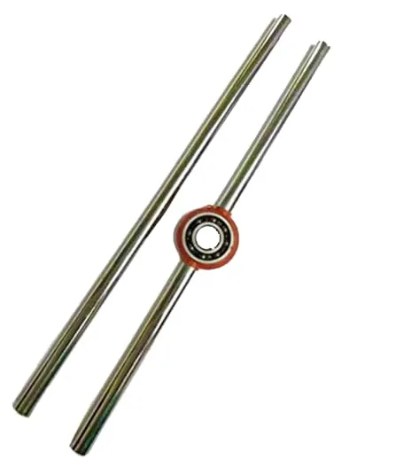 Multicolor Stainless Steel Bearing Dandiya Sticks – 14.4 Inch Large Size Pair for Garba, Navratri Dance, Festivals & Celebrations (Pack of 1 Pair)