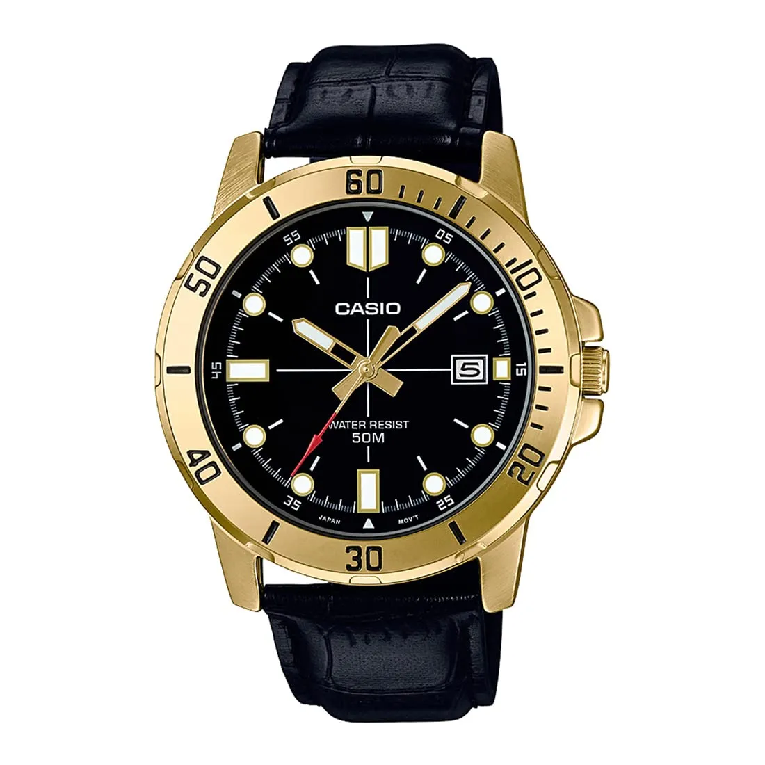 Casio Analog Black Dial Men's Watch - MTP-VD01GL-1EVUDF (A1369)