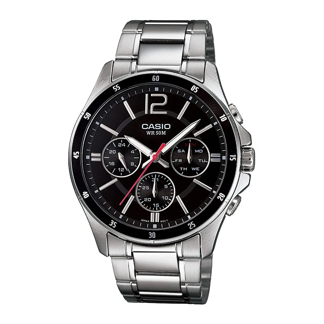 Casio Analog Black Dial Men's Watch - MTP-1374D-1AVDF (A832)